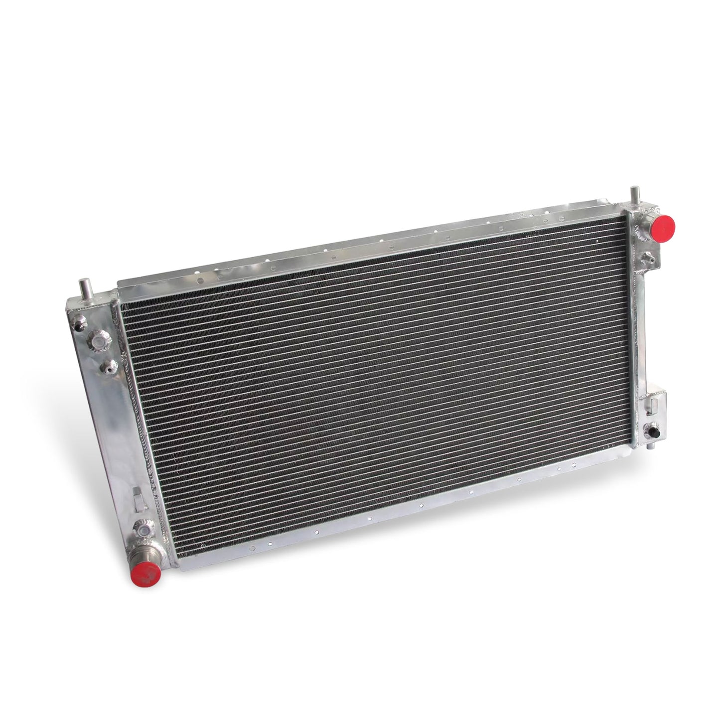 Offroad-Ready TIG Welded Left Side - 3-Row Aluminum Radiator for Ford F-250/F-350 Diesel & Gas Engines