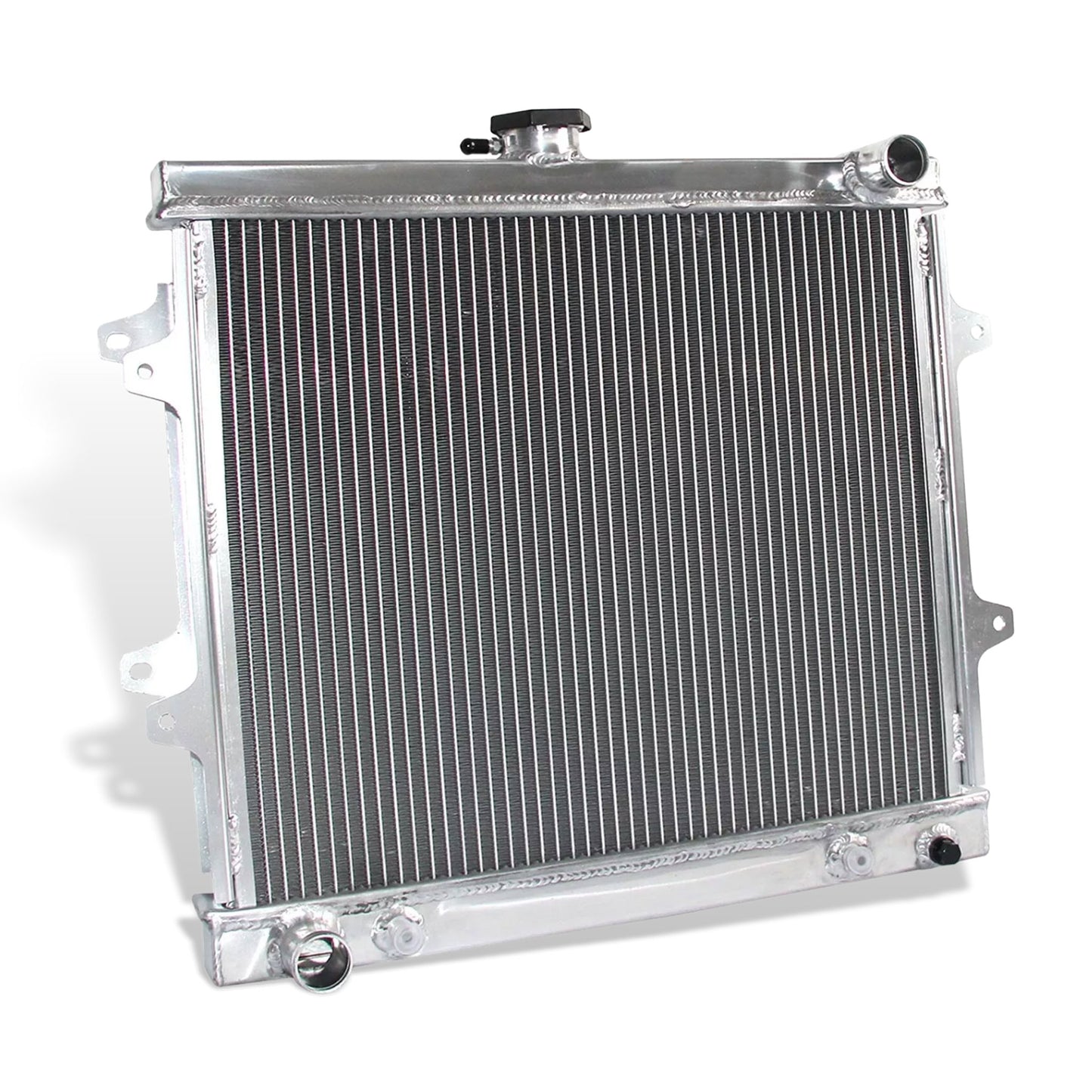 Aluminum radiator 2-row core left side view Toyota 4Runner (1984-1995) Pressure Tested