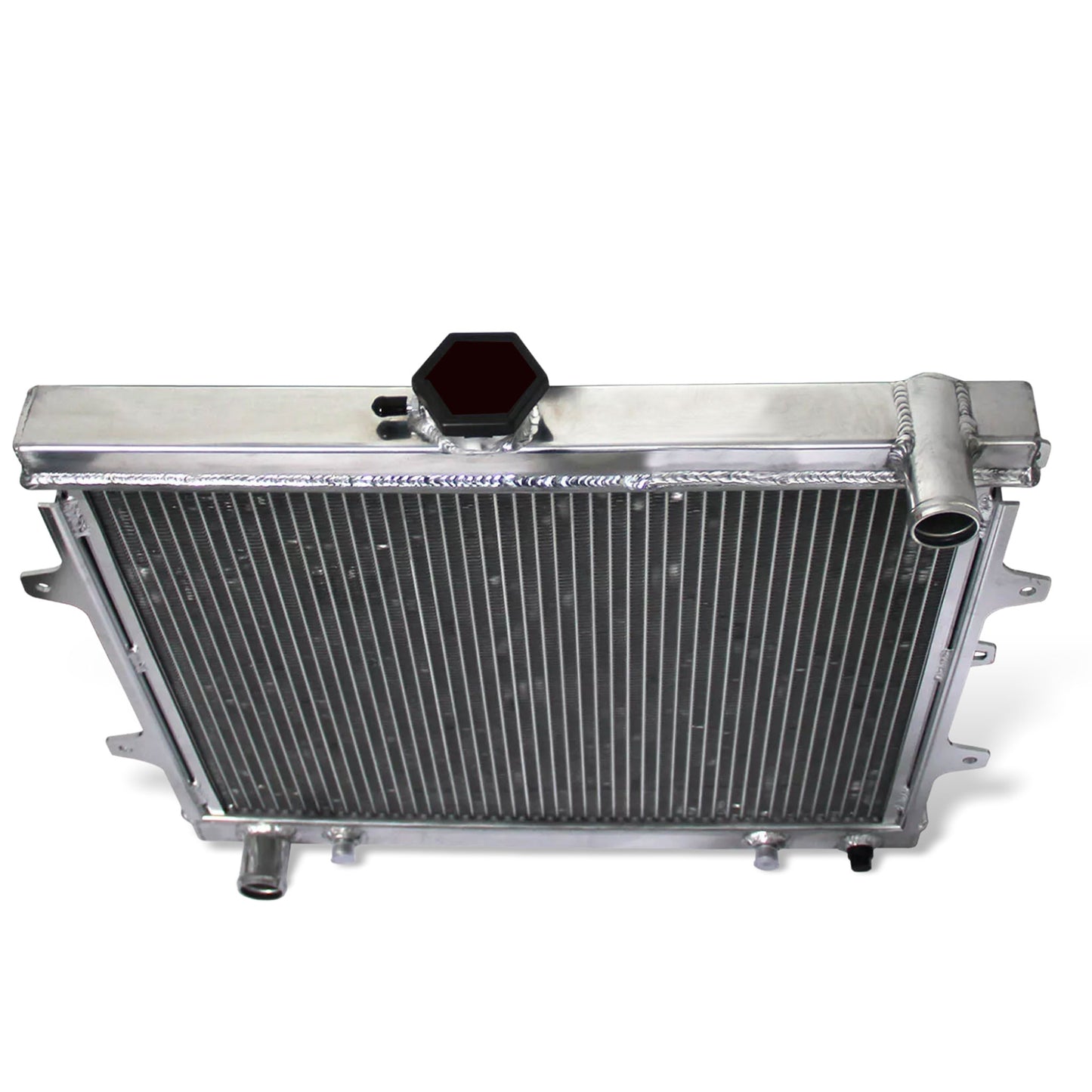 Aluminum radiator 2-row core top view Toyota 4Runner (1984-1995) Direct Fit