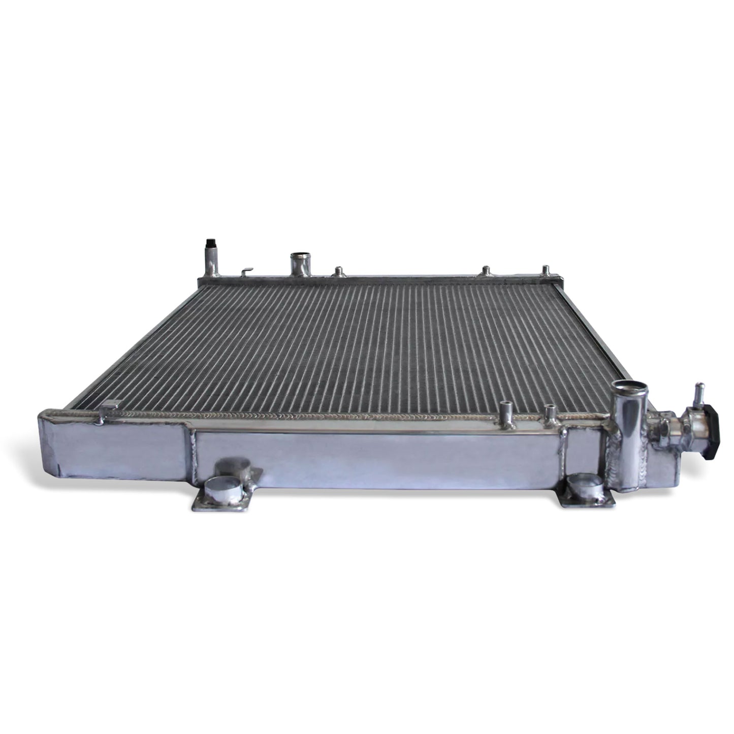 Aluminum radiator 2-row top rear view Toyota 4Runner/FJ Cruiser (2003-2014) Direct Fit