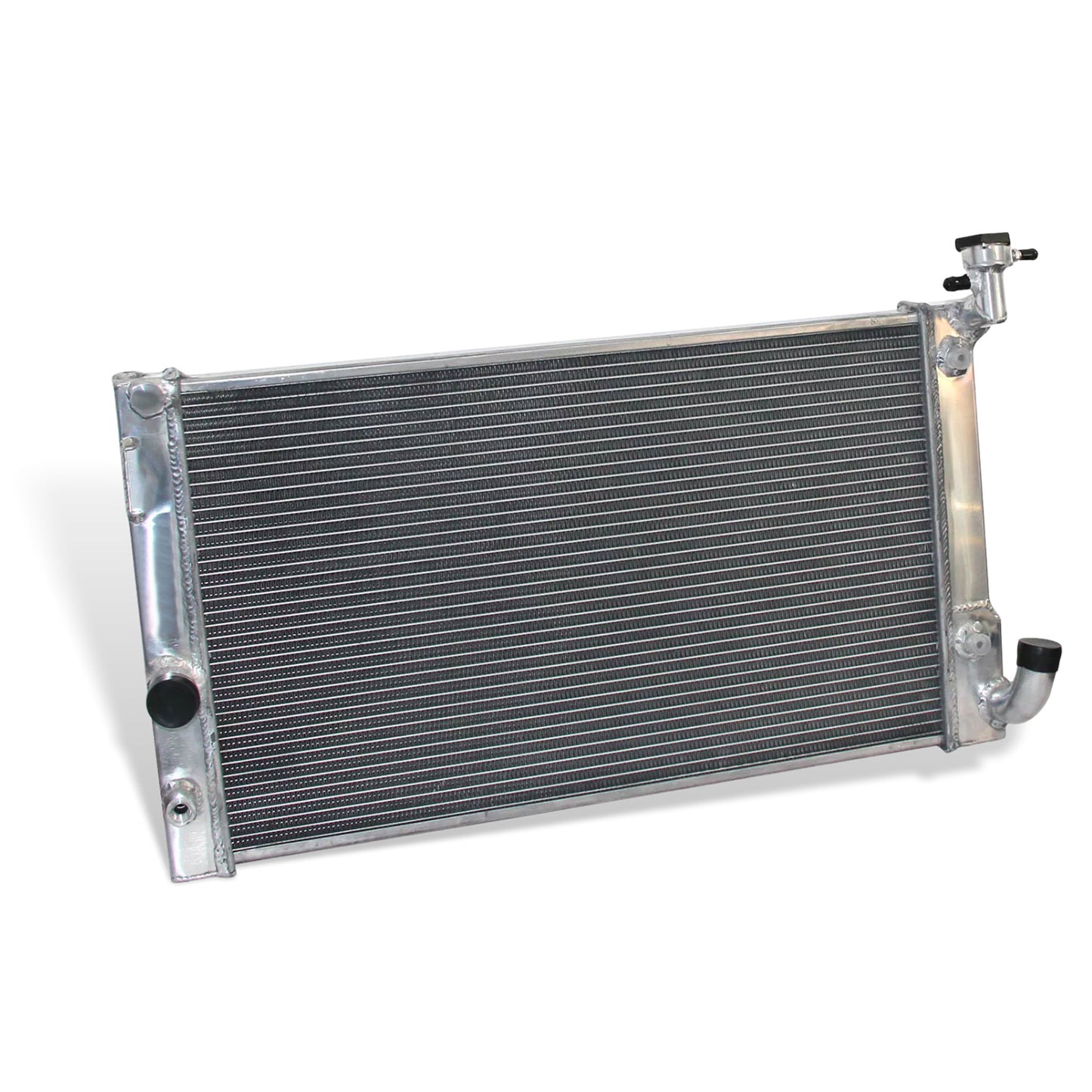 Aluminum radiator 2-row left side view Toyota Corolla (2009-2019) Pressure Tested