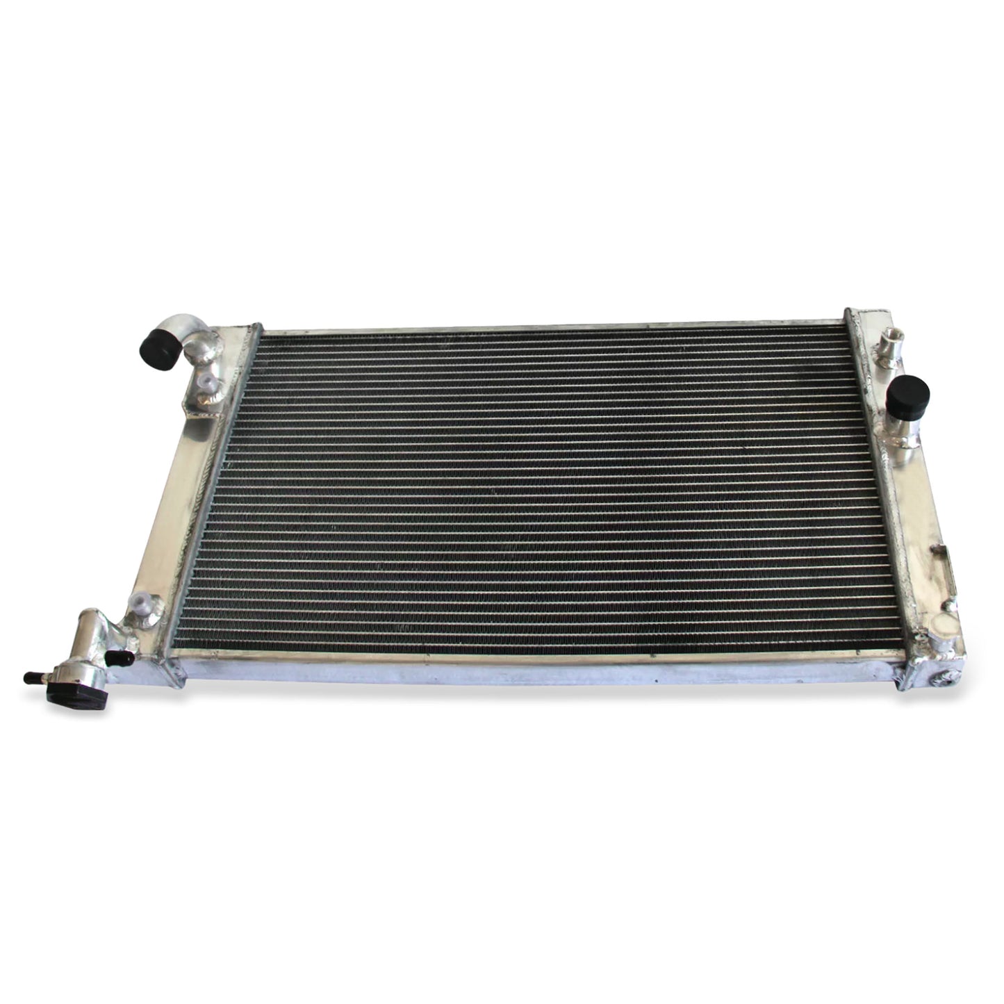 Aluminum radiator 2-row top view Toyota Corolla (2009-2019) OEM Mounts