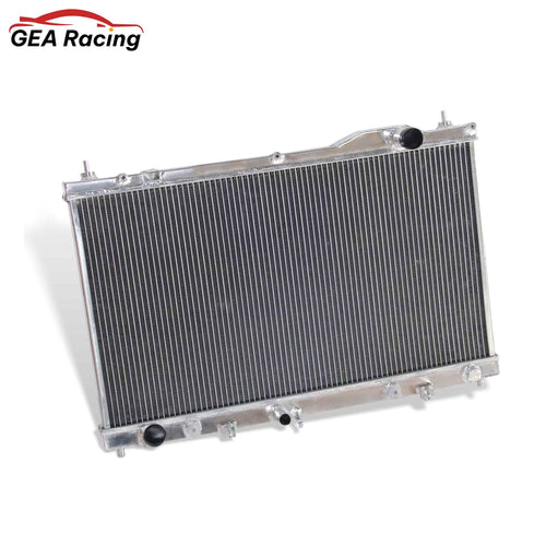 Aluminum radiator 2-row left rear view Toyota Lexus Camry ES300 ES330 (2002-2008) OEM Mounts