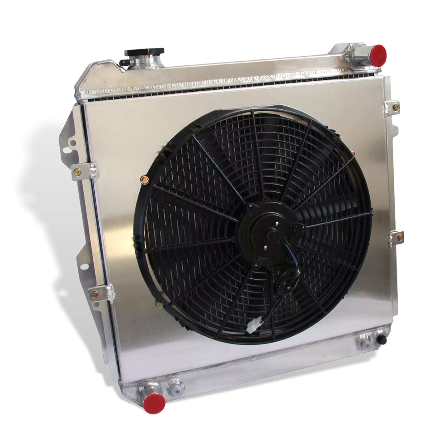 Aluminum fan shroud left side view Toyota Pickup 4Runner (1988-1995) Direct Fit