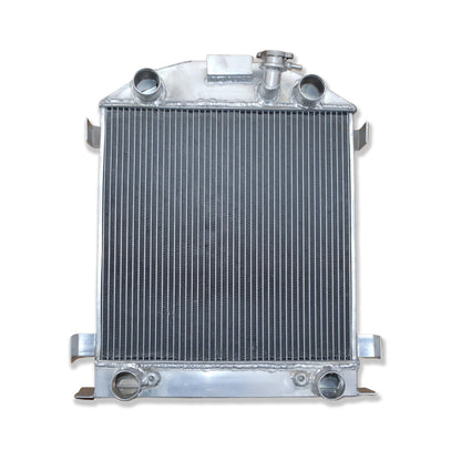 Top-down view of the radiator for a 1929 Ford Model A with a Flathead, featuring the authentic-style top filler neck.