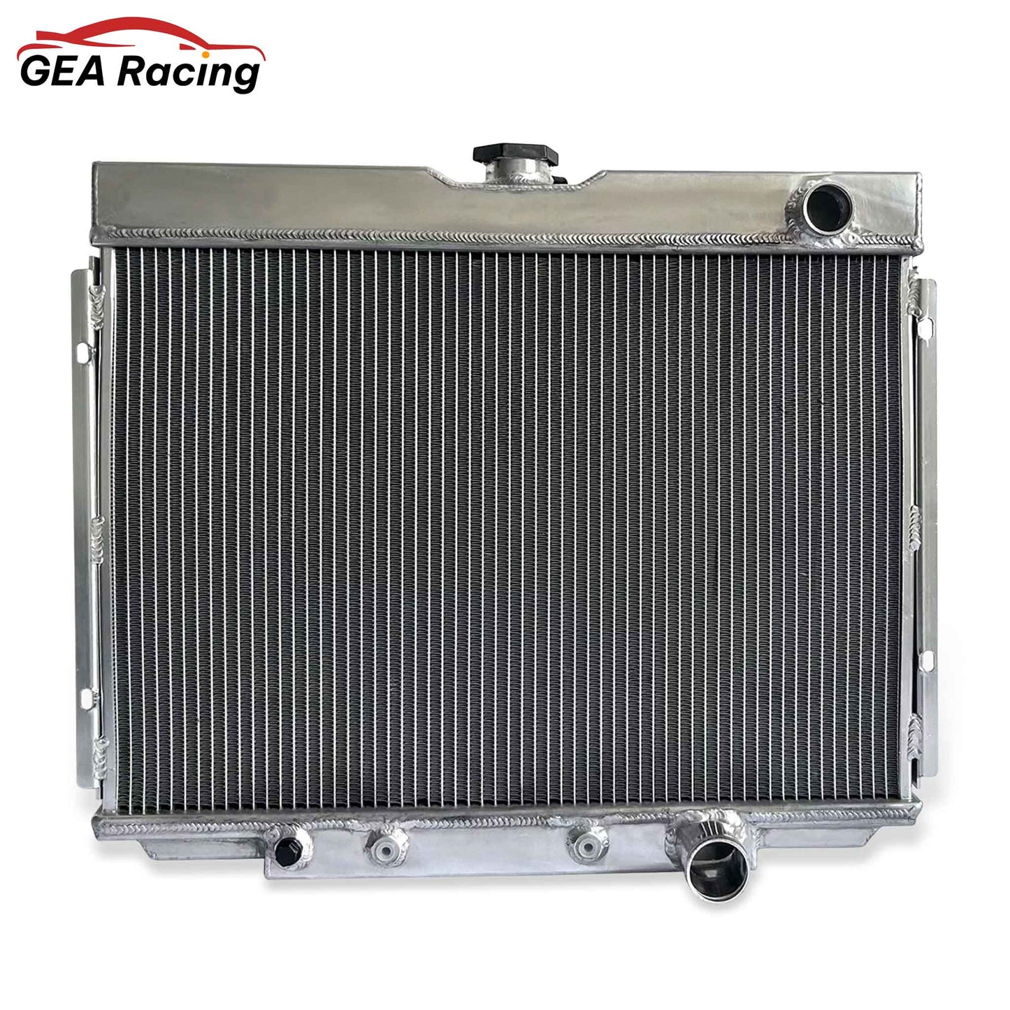 3 Row Aluminum Radiator Front Mounting Points For 1968-1969 Ford Mustang & 1967-1970 Mercury Cougar XR-7 5.8L V8 (351C) AT/MT