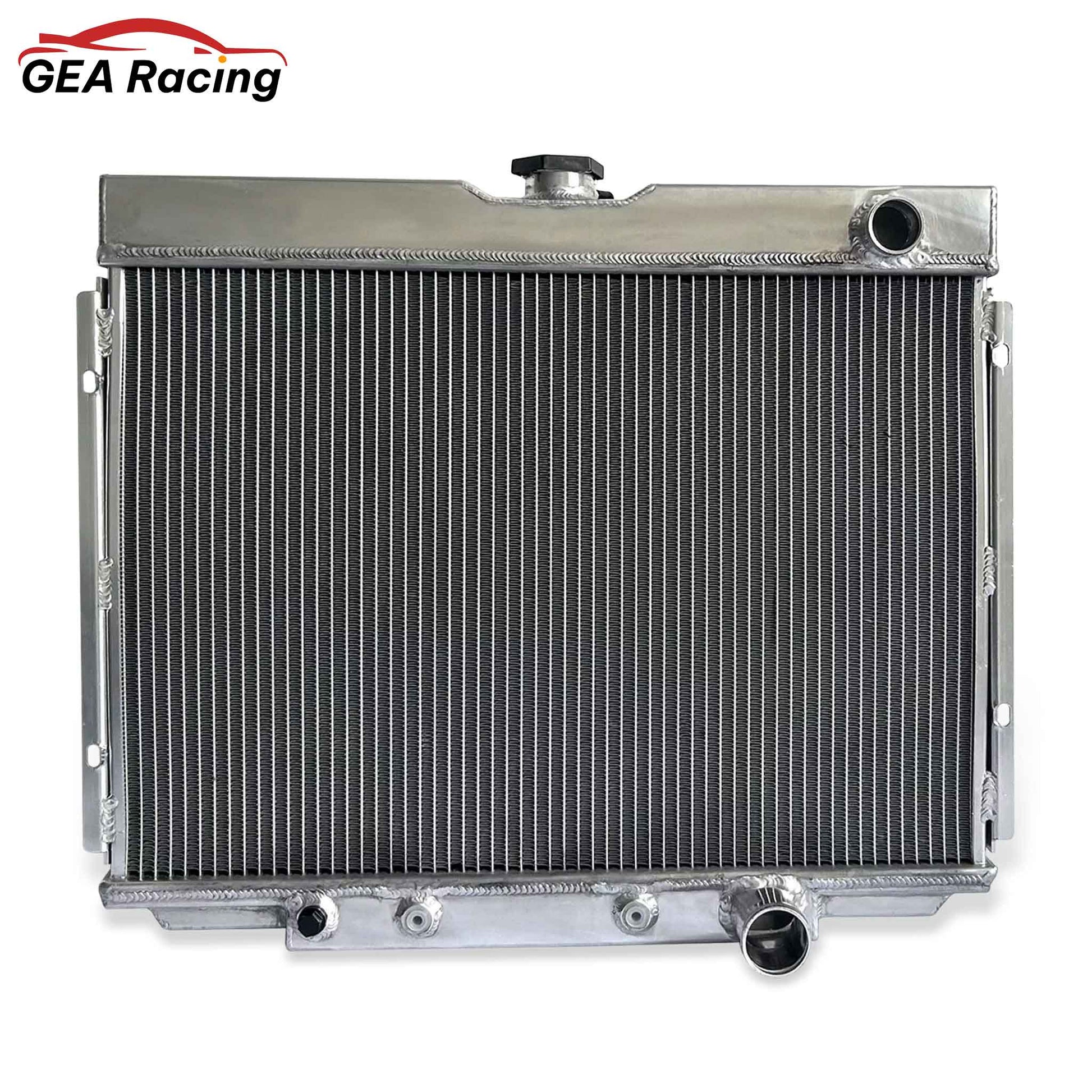 3 Row Aluminum Radiator Front Mounting Points For 1968-1969 Ford Mustang & 1967-1970 Mercury Cougar XR-7 5.8L V8 (351C) AT/MT