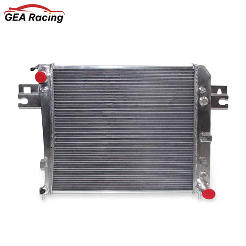 Aluminum Radiator front mounting points Liberty (2002-2006) 3.7L V6 3 Row Direct Fit