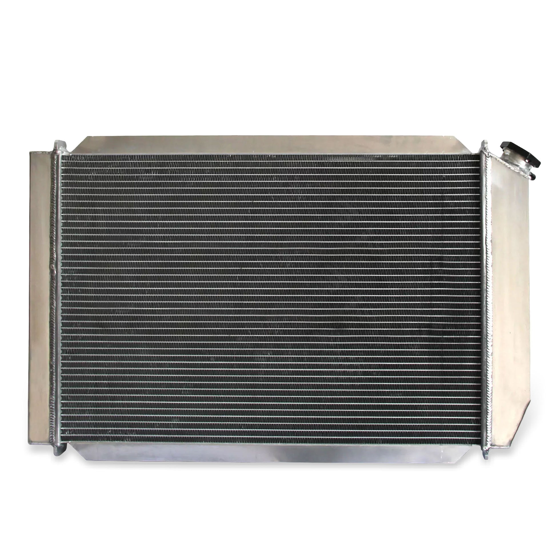Aluminum Radiator rear mounting points Mustang, Cougar (1980-1993) V8/V6 5.0L 3 Row OEM Mounts