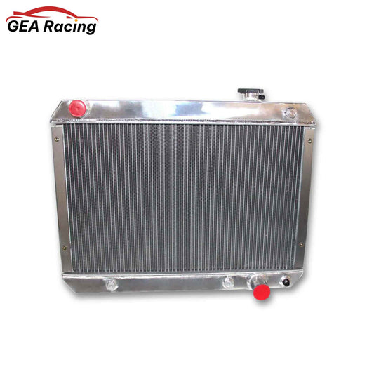 Front view of the 4-Row high-performance aluminum radiator for the 1962-1967 Chevrolet Nova SS with 5.3L or 4.6L V8 engines.