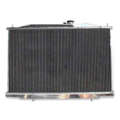 2 Row radiator and fan shroud back view for Acura TL Base Sedan 3.2L 2004-2006 V6 MT