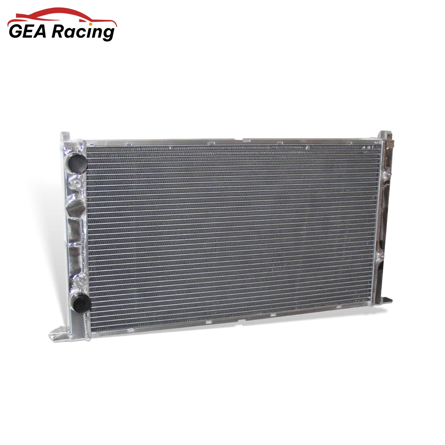 Aluminum radiator 2-row 40mm core cross-section view VW Golf MK3 (1994-1998) Direct Fit