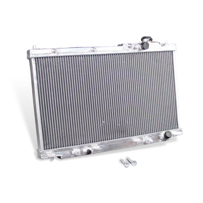 Aluminum Radiator left side cross-section view Acura EL / Civic (2001-2005) 1.7L L4 Pressure Tested