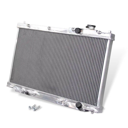 Aluminum Radiator right side cross-section view Acura EL / Civic (2001-2005) 1.7L L4 Direct Fit