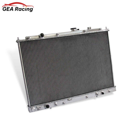 Aluminum Radiator left side cross-section view MDX (2003-2006) / Pilot (2005) 3 Row V6 Pressure Tested