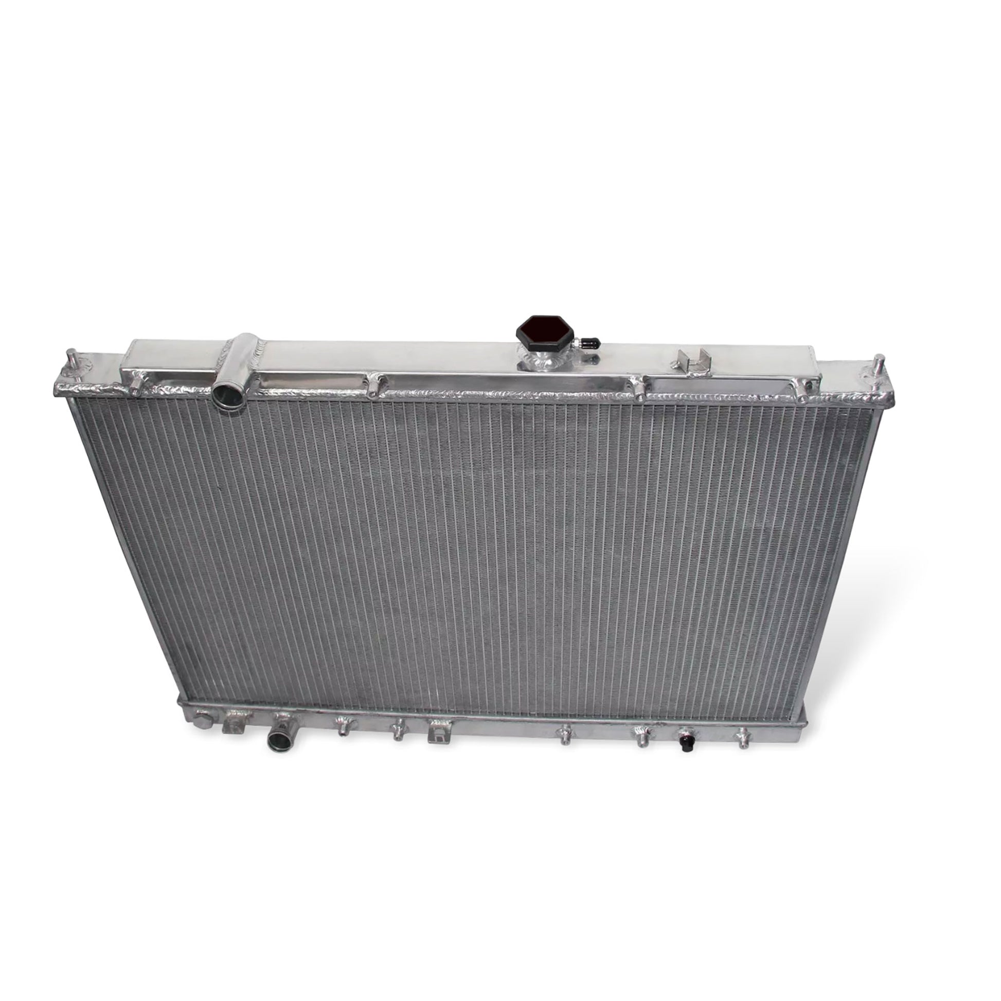 Aluminum Radiator top view MDX (2003-2006) / Pilot (2005) 3 Row V6 OEM Mounts