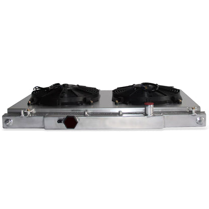 Aluminum Fan Shroud top right view CRV (2002-2006) 2.4L L4 OEM Mounts