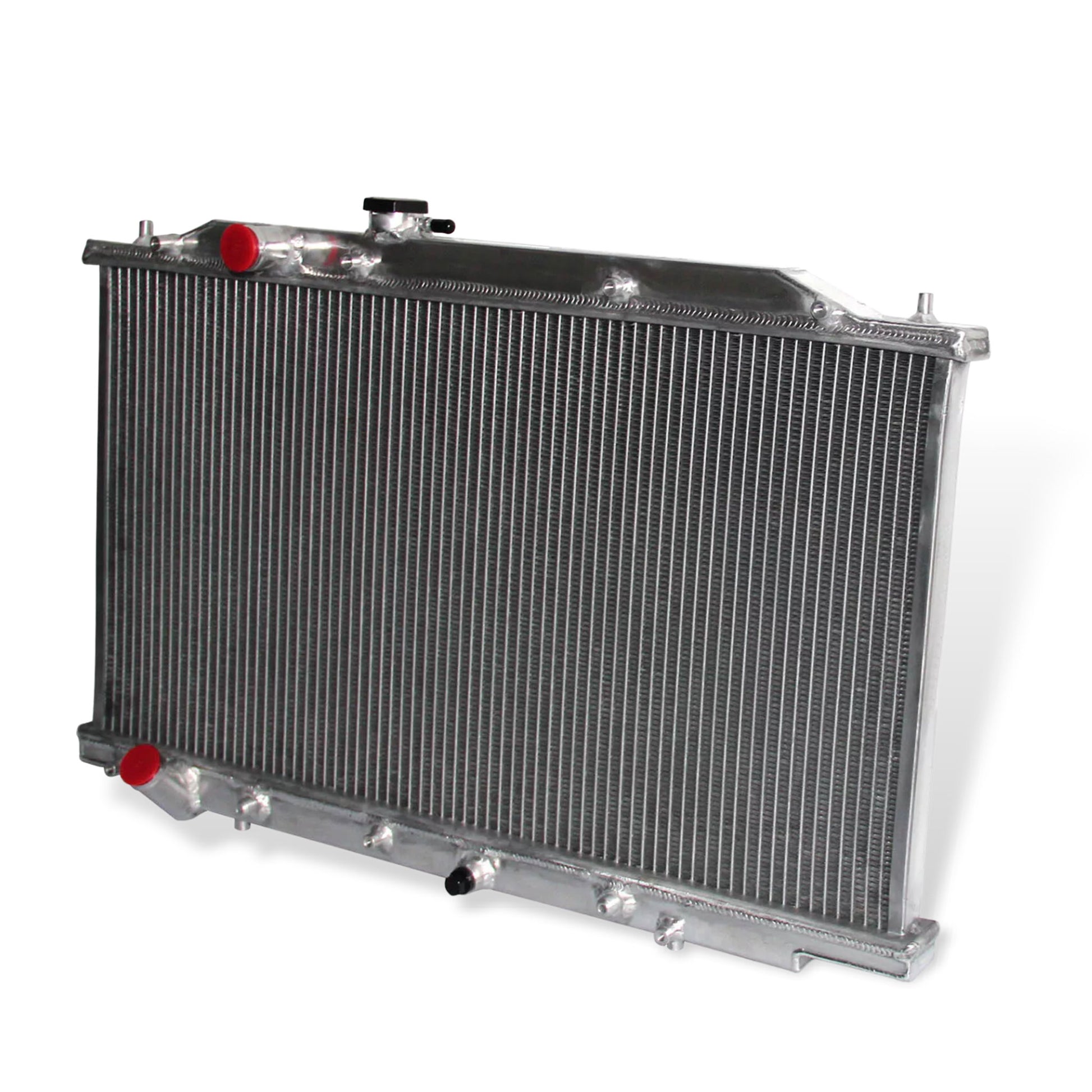 Aluminum Radiator right side cross-section view Accord (2003-2007) 3.0L V6 J30A4/J30A5 Direct Fit