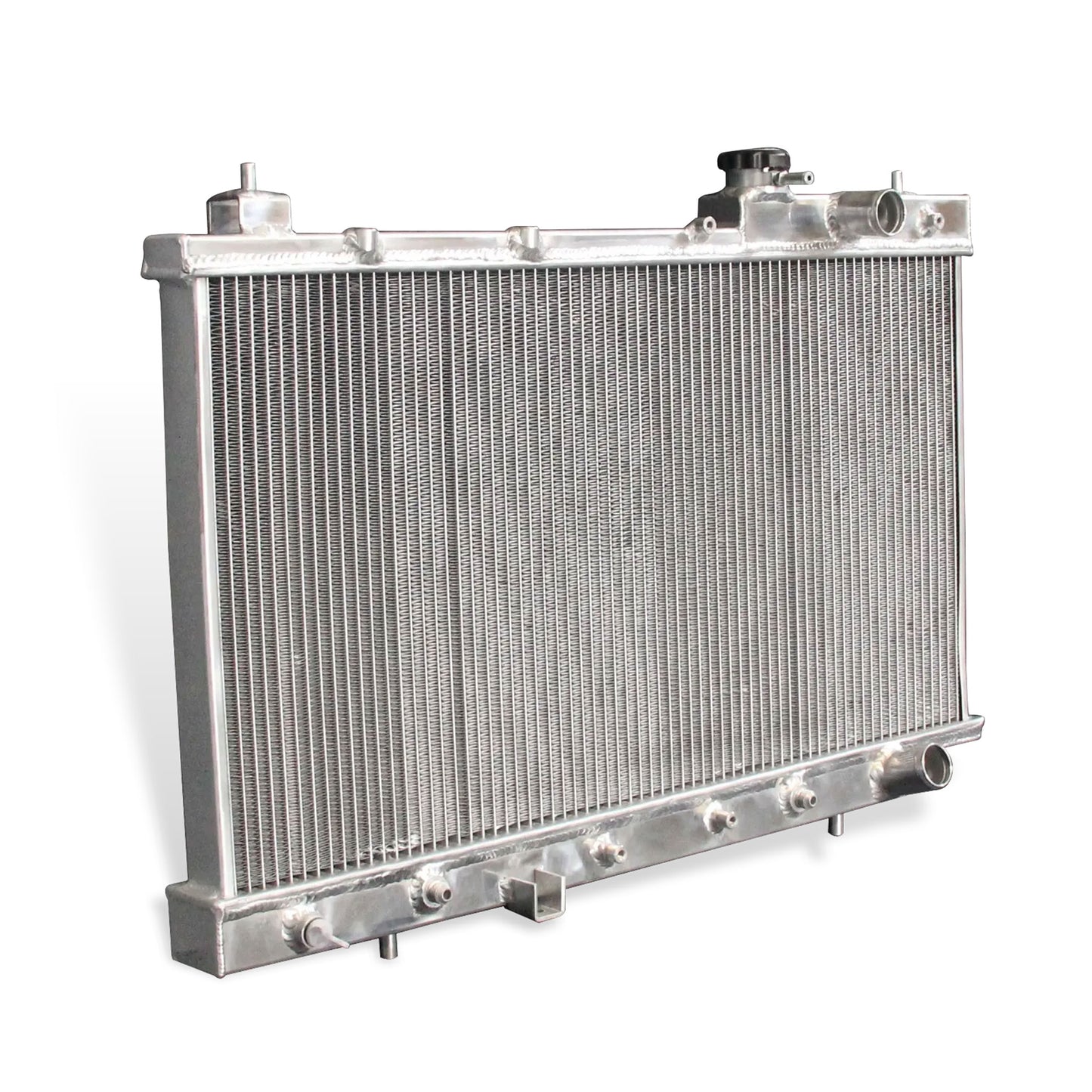 Aluminum Radiator left side cross-section view CRV (1997-2001) 2.0L L4 Pressure Tested