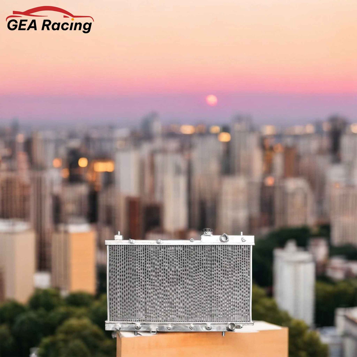 Aluminum Radiator showcase view CRV (1997-2001) 2.0L L4 Direct Fit
