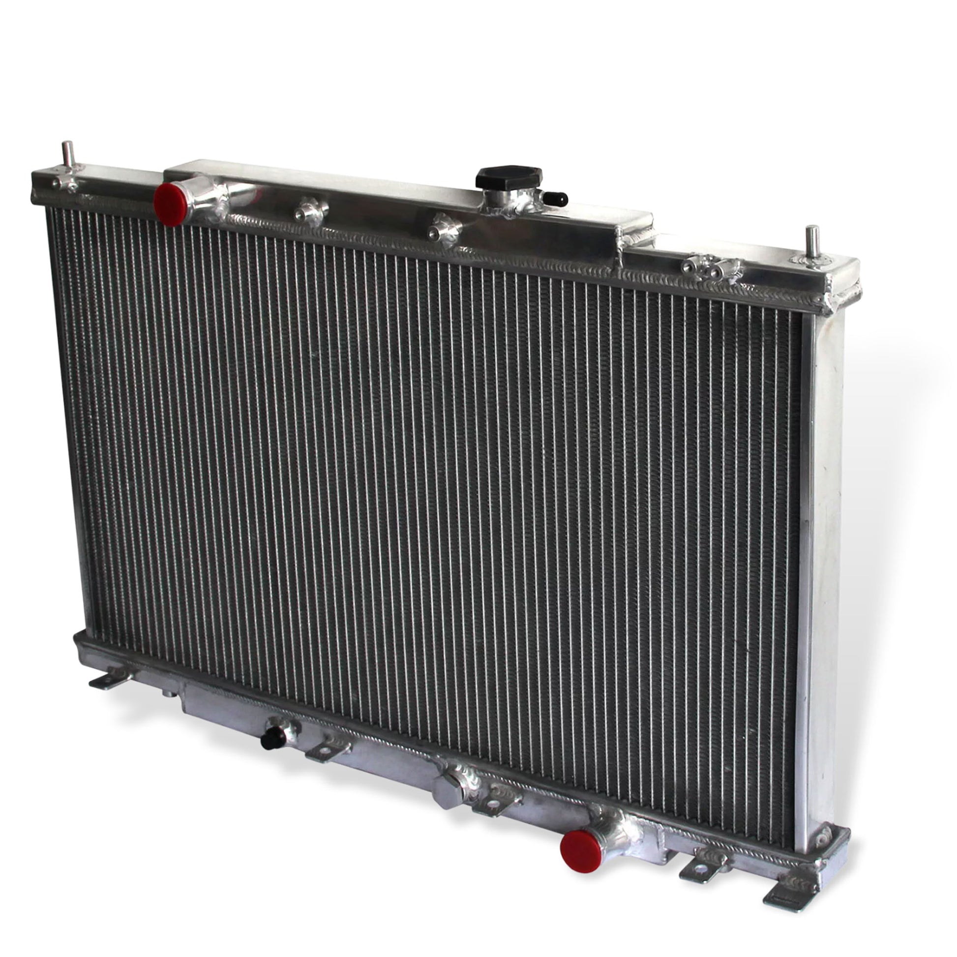 Aluminum Radiator right side cross-section view CRV (2002-2006) 2.4L L4 Direct Fit