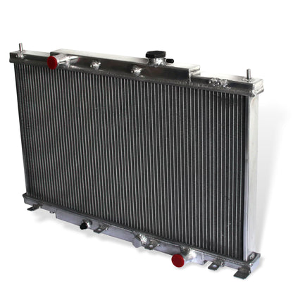 Aluminum Radiator right side cross-section view CRV (2002-2006) 2.4L L4 Direct Fit