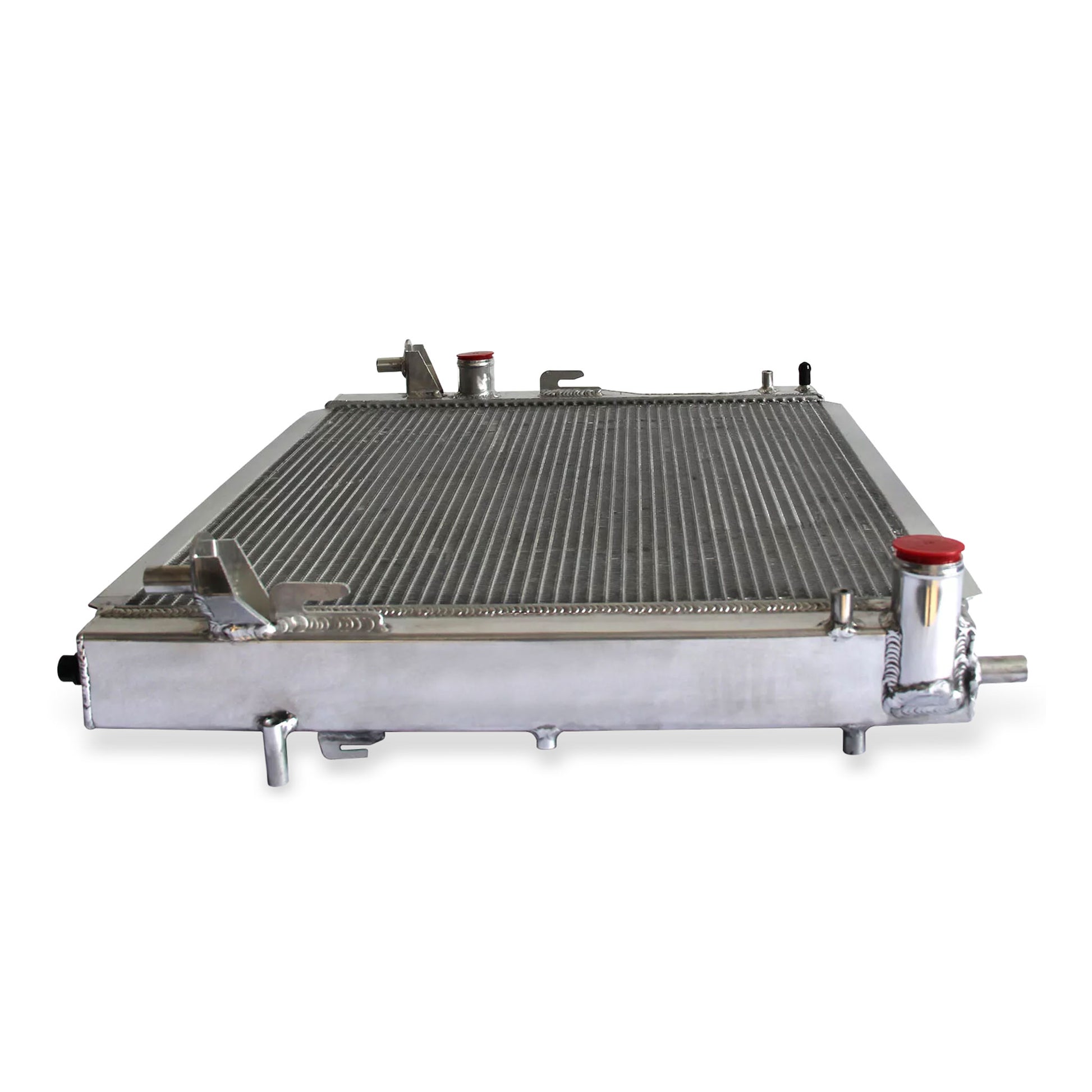 Dual-Pass Top Right Tank Design - Heavy-Duty 3-Row Radiator Direct Fit for 2005-2014 Mustang Lujo/ST Models