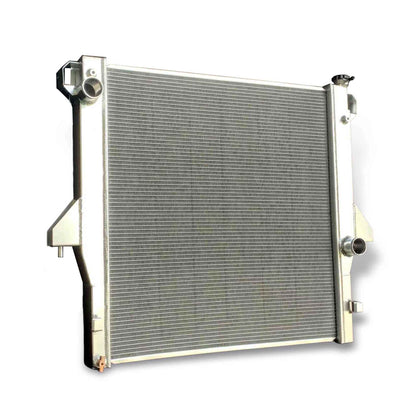 Left side profile of GEA Racing's Aluminum Radiator for Dodge Ram 2500/3500/4500/5500 L6 MT (2003-2009).