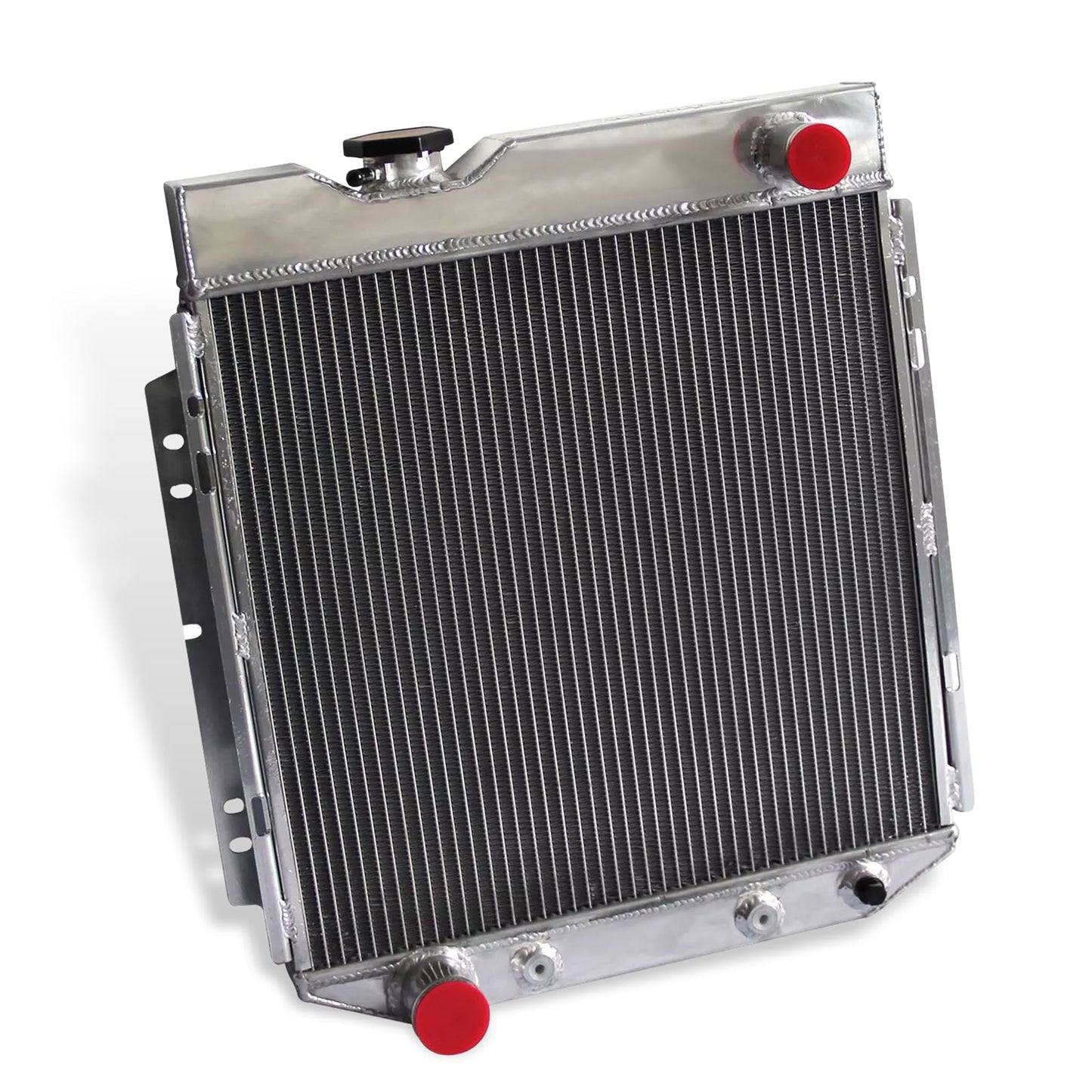 High-Density Radiator Left Cross-Section 1960-1966 Ford Falcon/Mustang/Comet V8 3 Row Core