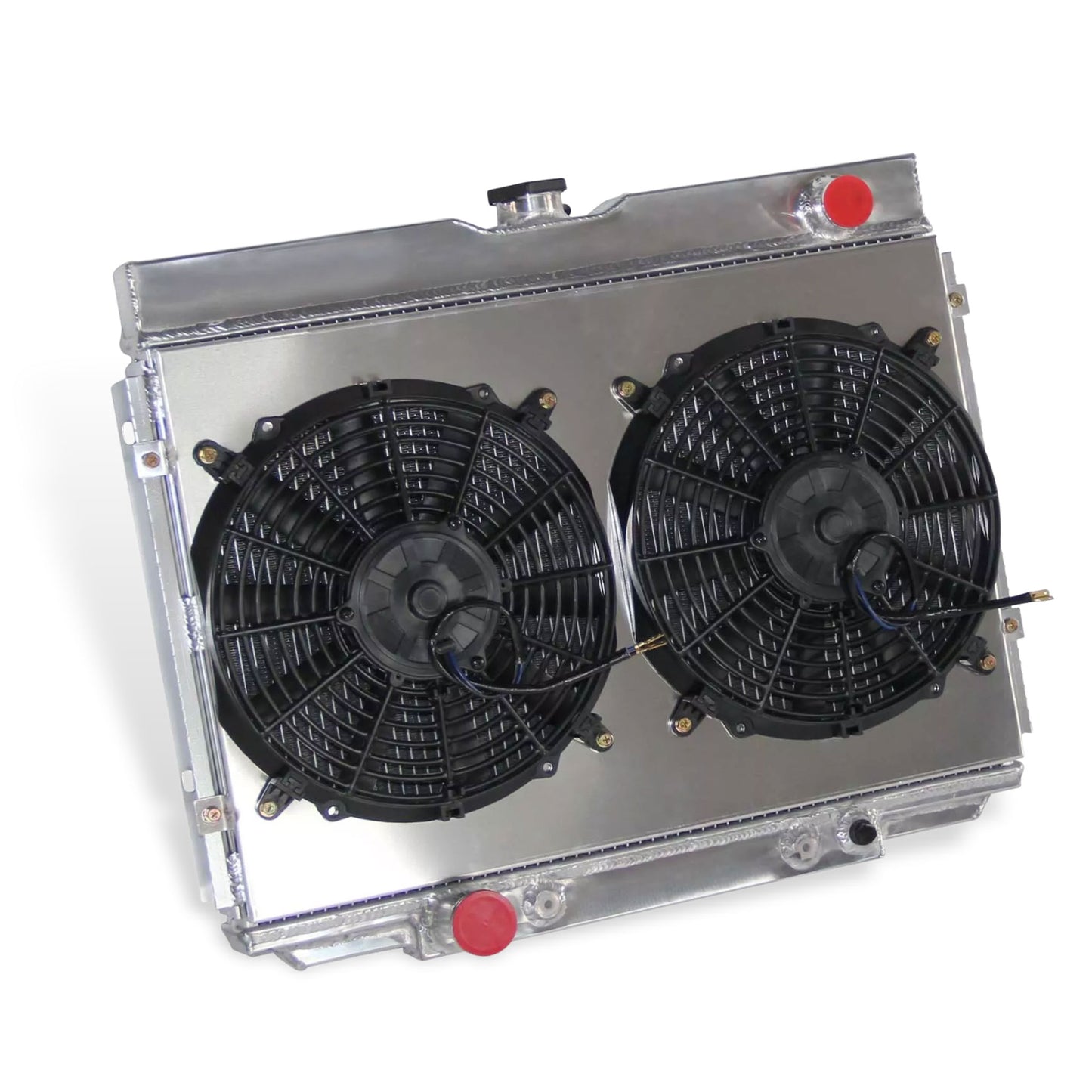 High-Density Radiator Left Cross-Section V8 BIG BLOCK (1967-1970) Mustang/Torino 3 Row Core