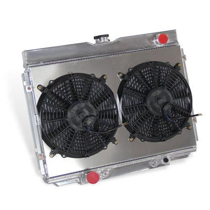 High-Density Radiator Left Cross-Section V8 BIG BLOCK (1967-1970) Mustang/Torino 3 Row Core