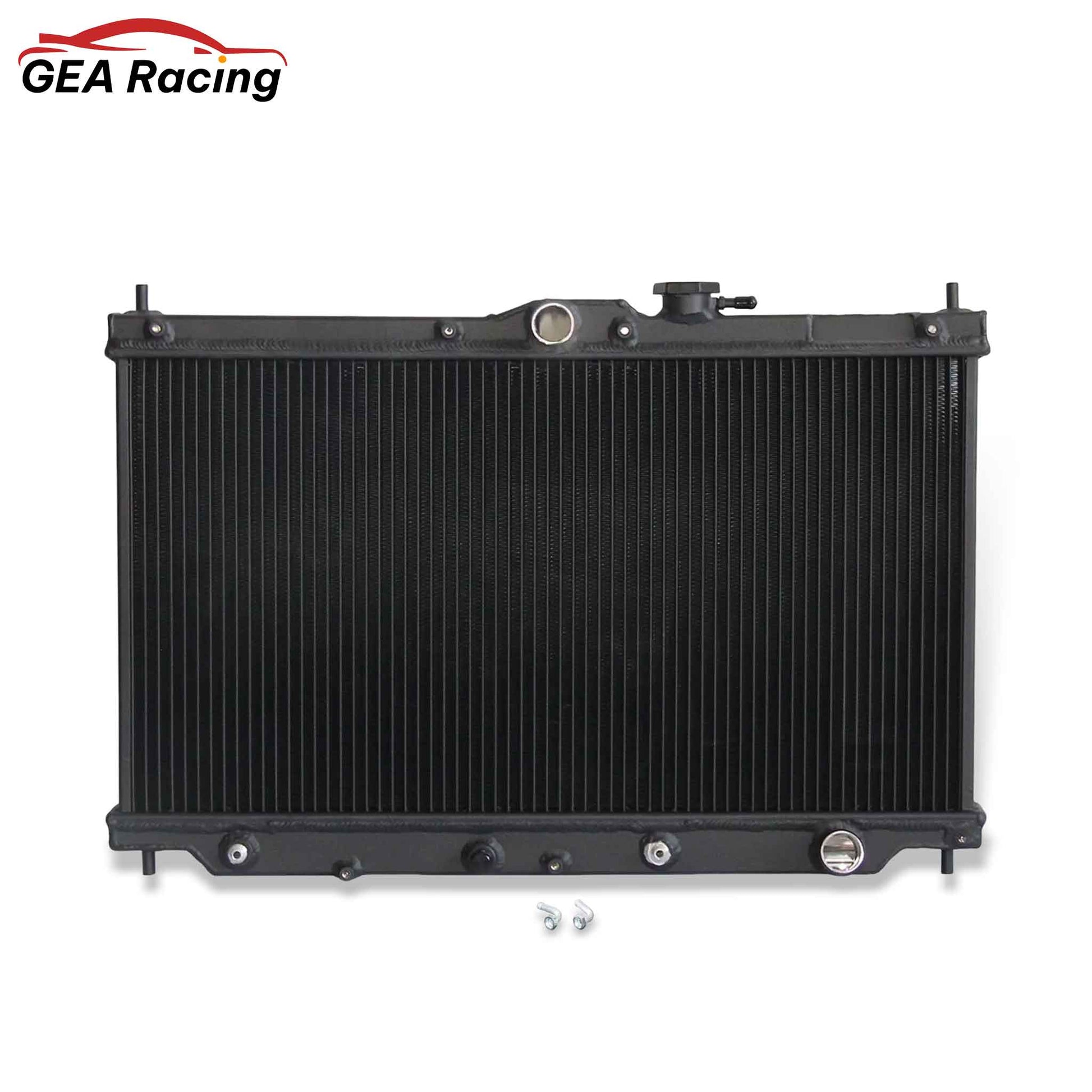Aluminum radiator front view for Honda Accord/Prelude 1990-1996 2.2L L4 AT MT