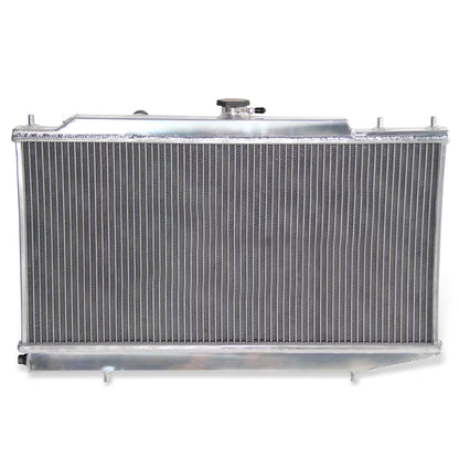 Radiator and fan shroud back view for 1988-1991 Honda Civic CX DX EX LX CRX 1.5L L4 AT MT