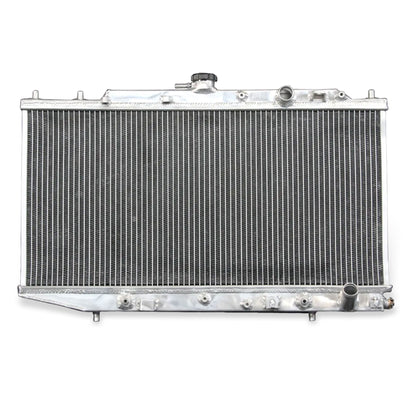 Aluminum radiator front view for Honda Civic CX DX EX LX RT CRX Base HF 1988-91 1.5L L4 AT MT