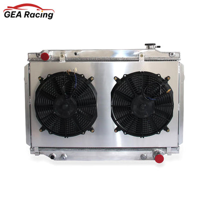 Aluminum fan shroud 3-row core front mounting points Land Cruiser Lexus LX450 (1992-1997) Direct Fit