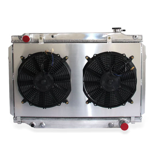 Aluminum fan shroud 3-row core front mounting points Land Cruiser Lexus LX450 (1992-1997) Direct Fit