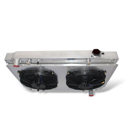 Aluminum fan shroud 3-row core top rear view Land Cruiser Lexus LX450 (1992-1997) Pressure Tested
