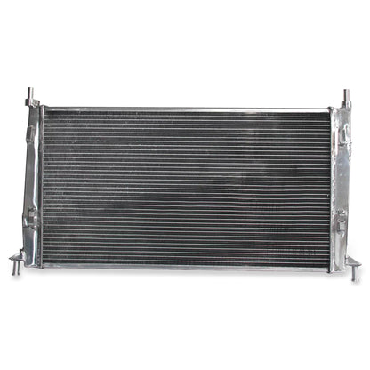 Aluminum radiator fan shroud 2-row back view Mazda 3 (2010-2013) Direct Fit