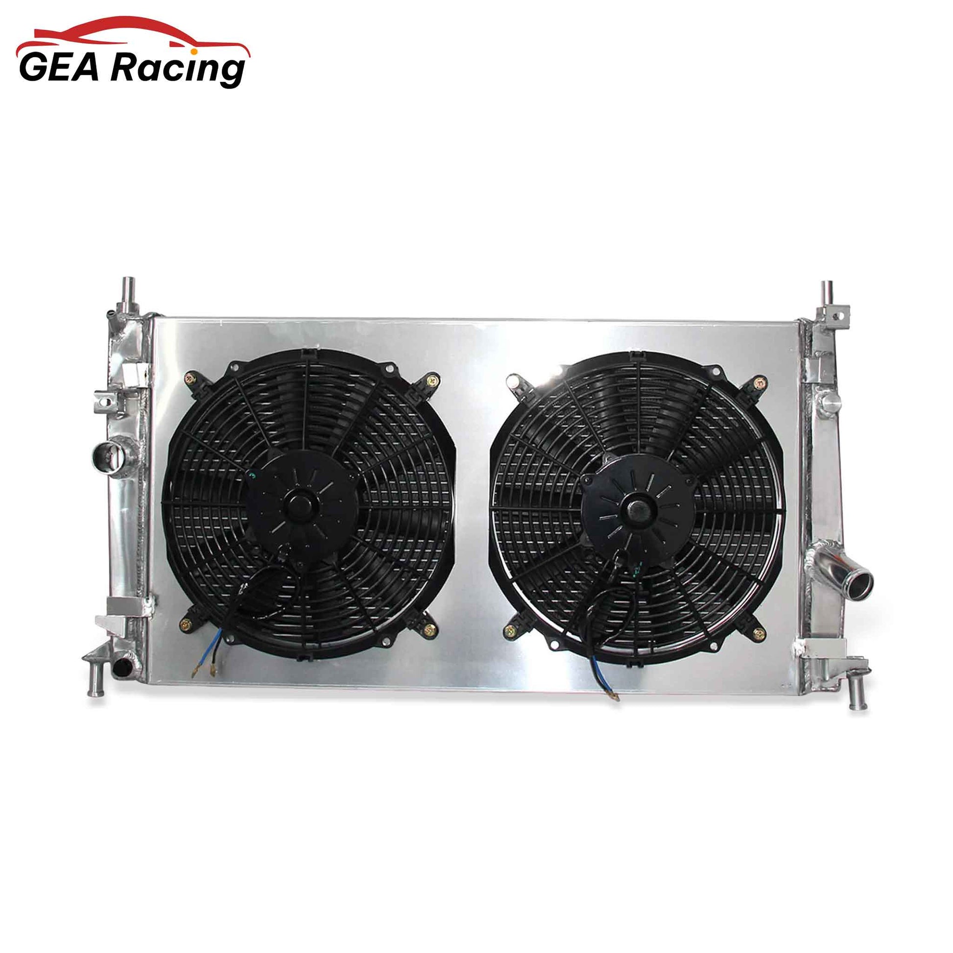 Aluminum radiator fan shroud 2-row front mounting points Mazda 3 (2010-2013) Direct Fit
