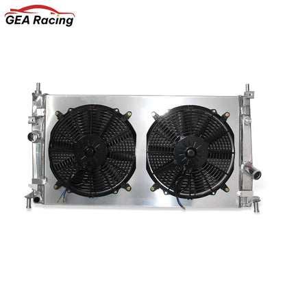Aluminum radiator fan shroud 2-row front mounting points Mazda 3 (2010-2013) Direct Fit