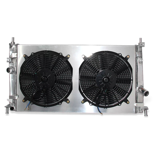 Aluminum radiator fan shroud 2-row front mounting points Mazda 3 (2010-2013) Direct Fit