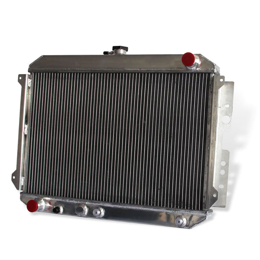 Aluminum radiator right side view for Mazda B2000 B2200 1982-1993