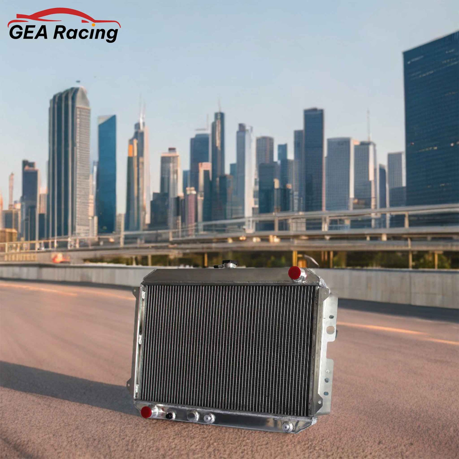 Installation scenario of aluminum radiator for Mazda B2000 B2200 1982-1993