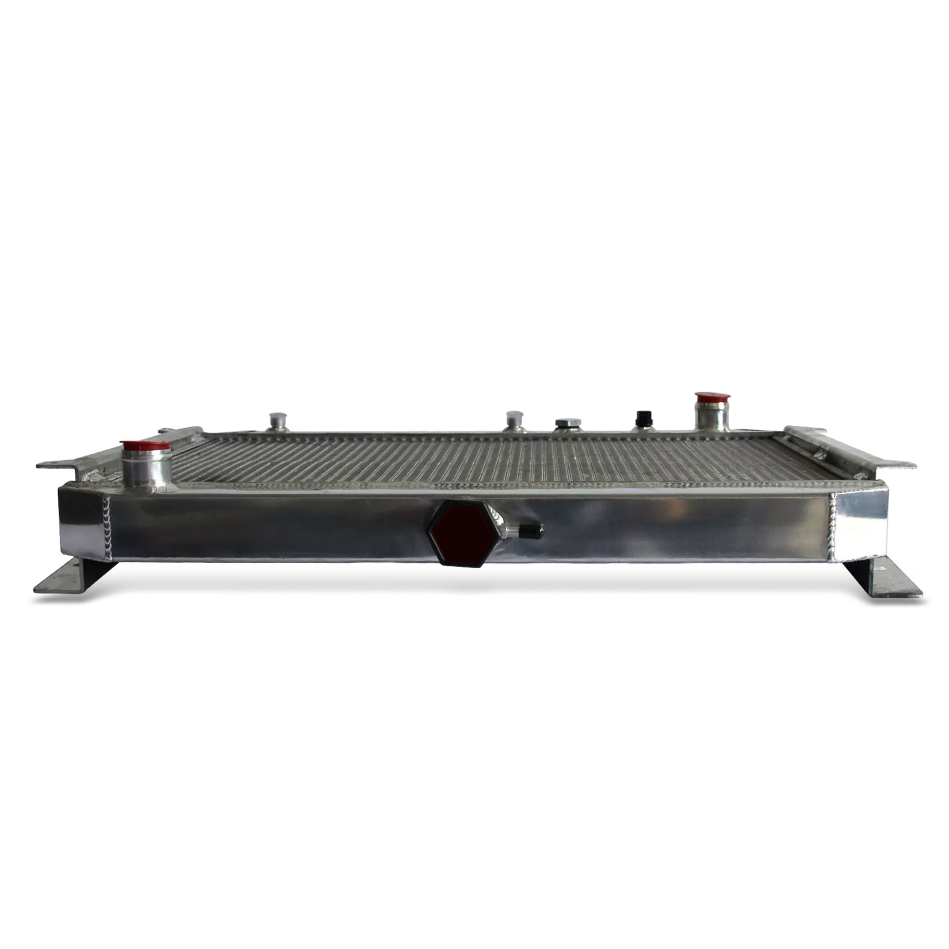 Aluminum radiator side view for Mazda B2000 B2200 1982-1993