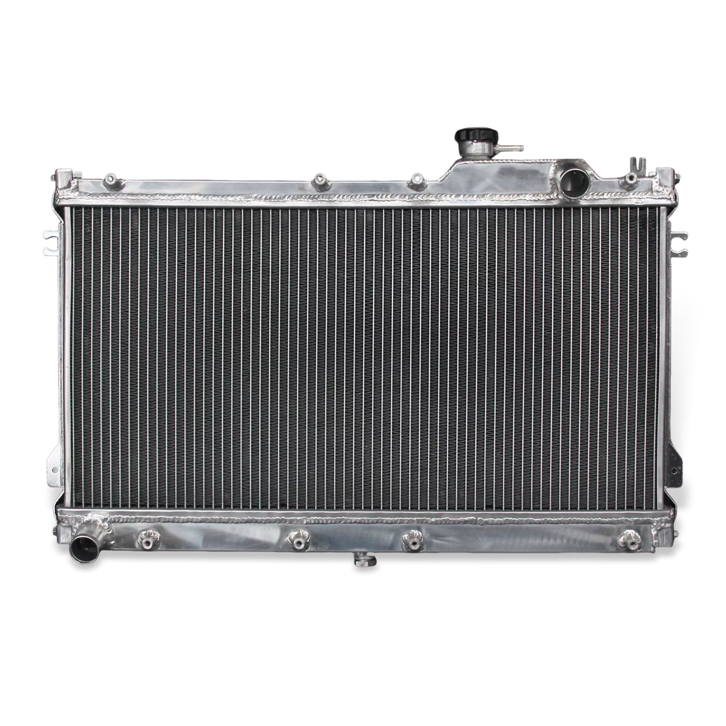 Aluminum radiator 2-row front mounting points Mazda Miata LE/SE STO-M Edition (1990-1997) OEM Mounts
