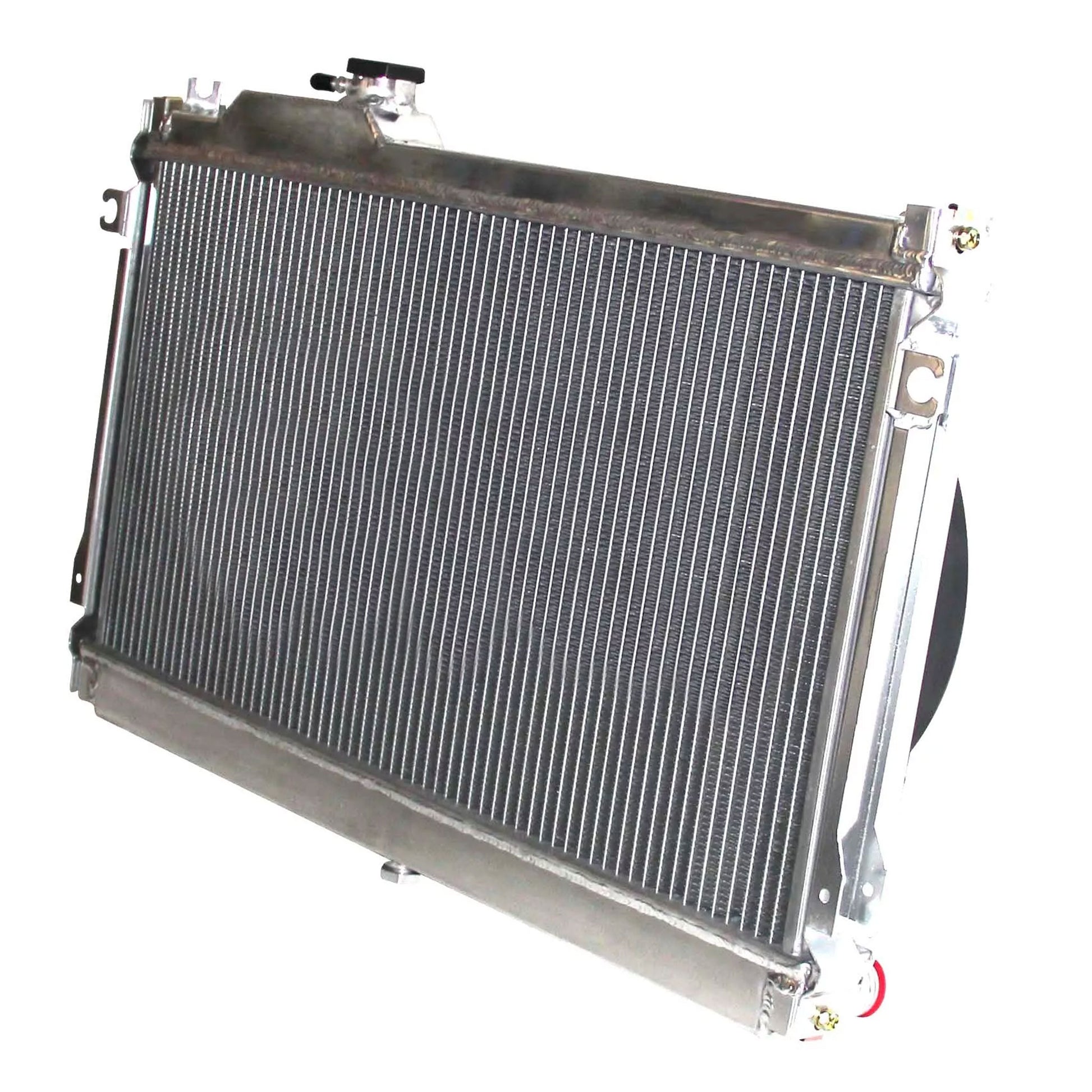 Aluminum radiator back view for Mazda Miata MX-5 1989-1997