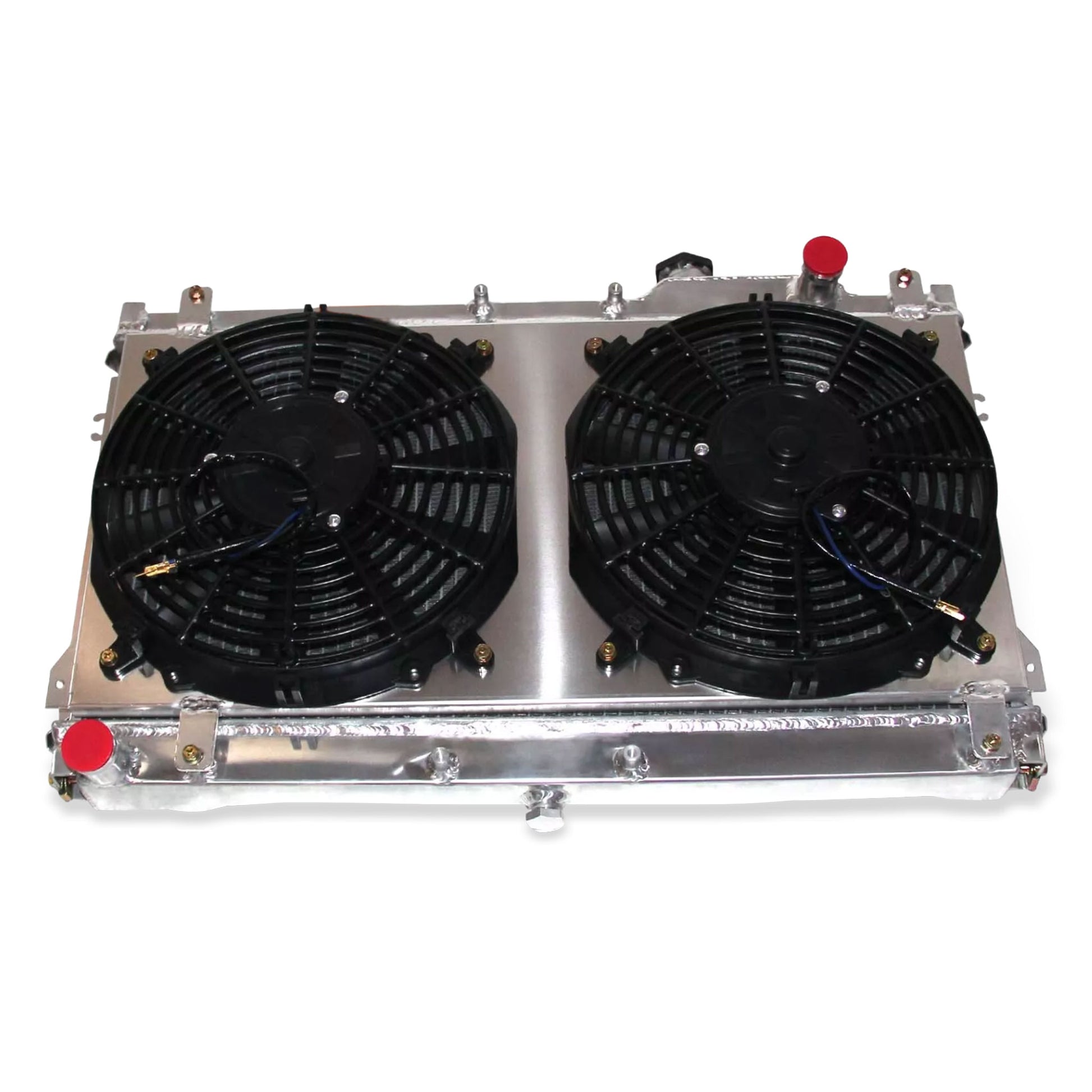 Aluminum radiator top view for Mazda Miata MX-5 1989-1997