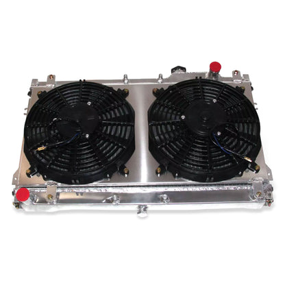 Aluminum radiator top view for Mazda Miata MX-5 1989-1997