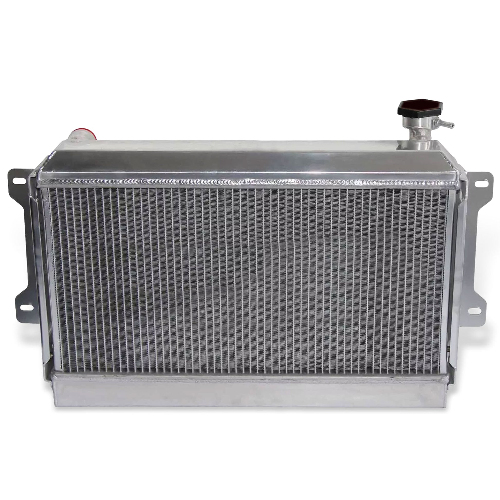 Aluminum radiator back view for Mazda RX7 1979-1982 Turbo