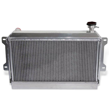 Aluminum radiator back view for Mazda RX7 1979-1982 Turbo